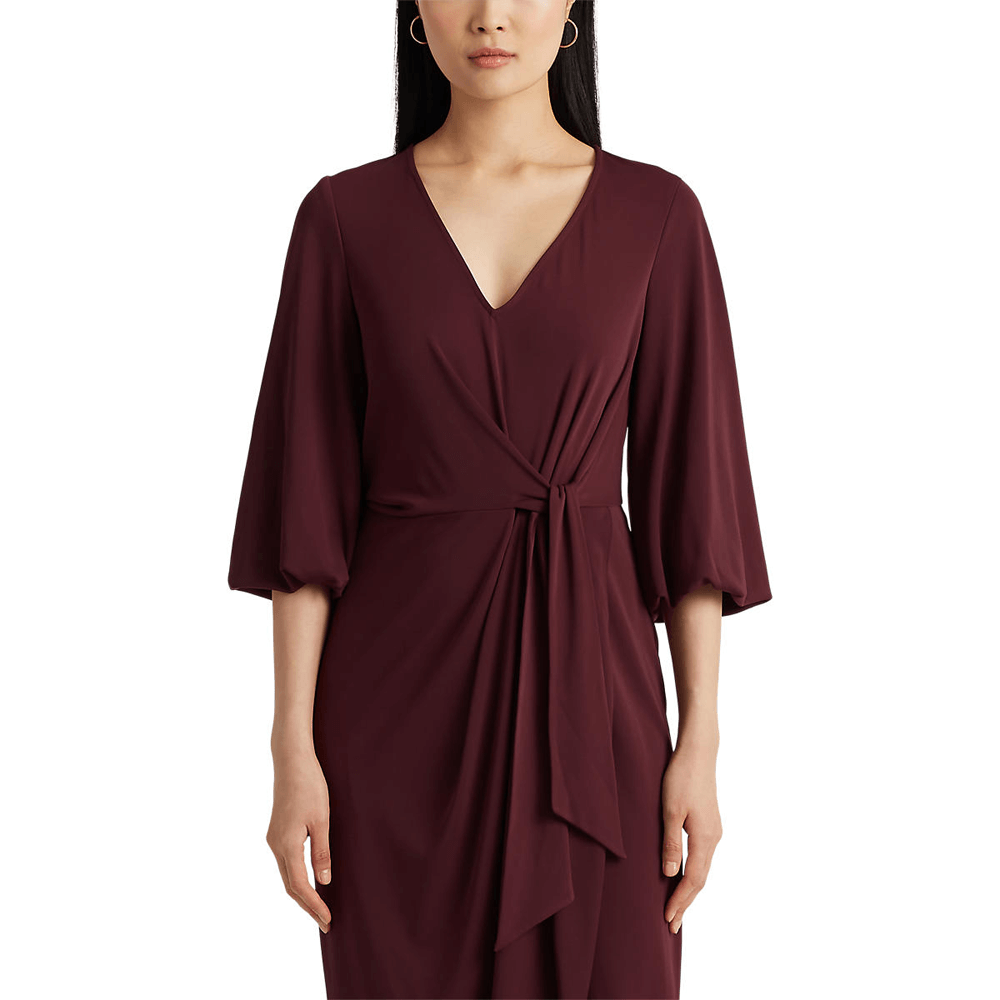 Lauren ralph lauren deals midi dress